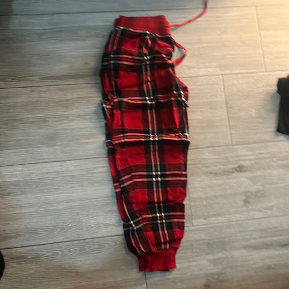 plaid pj pants